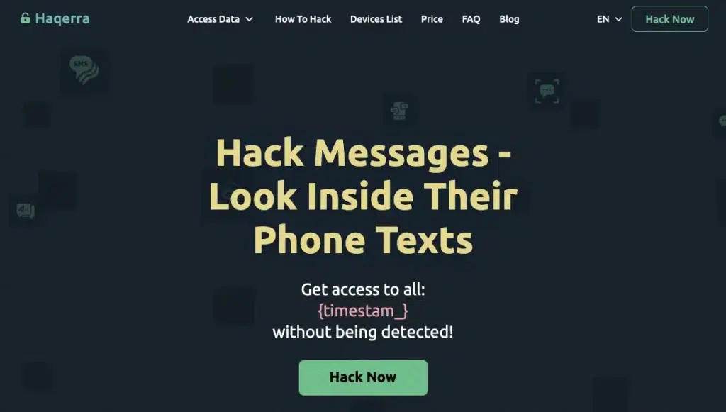 track text messages with haqerra
